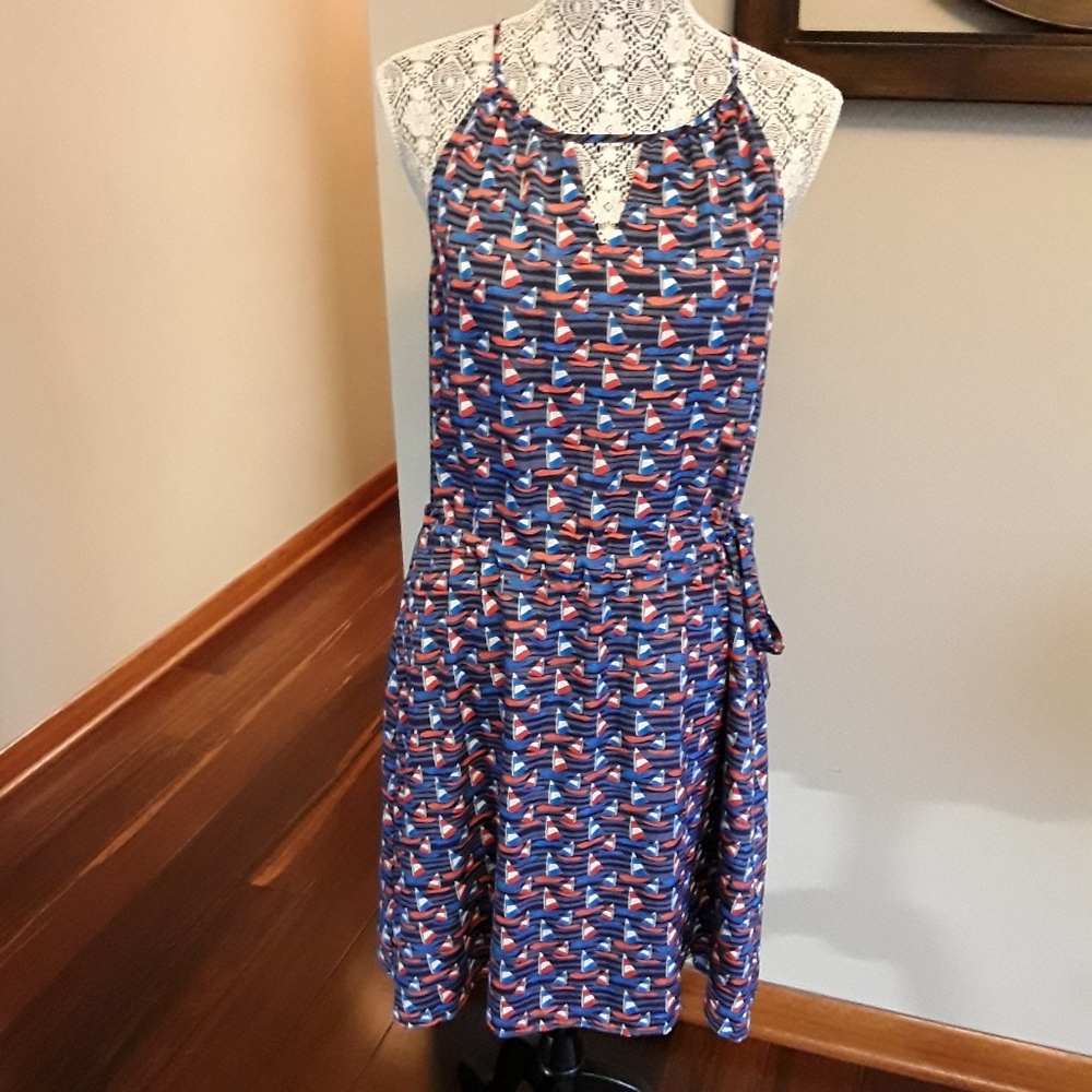41 Hawthorn Stitch Fix Tammi sailboat print dress